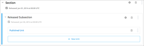 A released subsection.